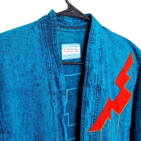 Go West Vintage 90s Denim Jacket size XS - Picture 6 of 6